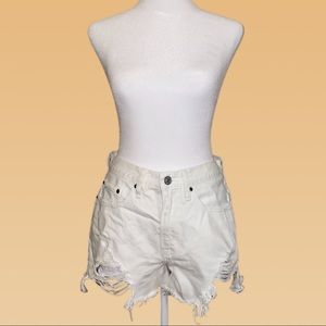 Abercrombie and Fitch Curve Love Denim Shorts
